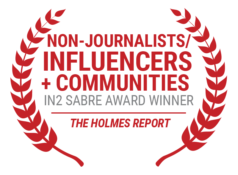 H&M Communications, Non-Journalists/Influencers & Communities, In2 Sabre Award Winner, The Holmes Report